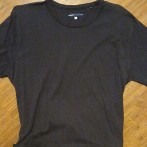Levis Black Tie Back Tshirt Like New, Womens Small, Loose Fit